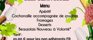 Soirée Beaujolais avec le foyer rural