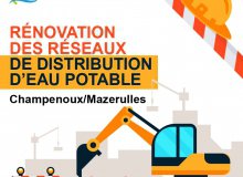 TRAVAUX SUR LE RESEAU EAU POTABLE