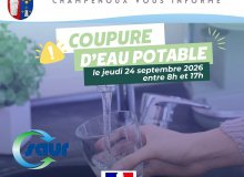 Coupure d'eau potable à Champenoux