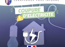 Coupure d'électricité ce matin