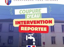 coupure d'eau prévue ce mercredi reportée