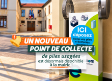 Un nouveau point de collecte des piles et batteries usagées