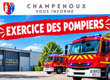 Exercice des pompiers