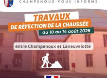 Travaux de réfection de la chaussée