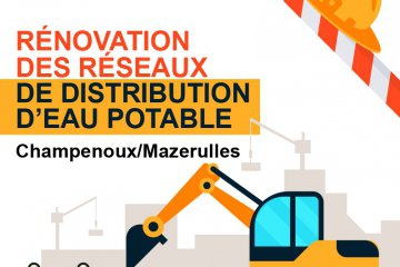 TRAVAUX SUR LE RESEAU EAU POTABLE