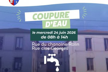 coupure d'eau (sectorielle) ce mercredi