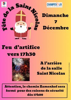 Feu d'artifice de la Saint Nicolas