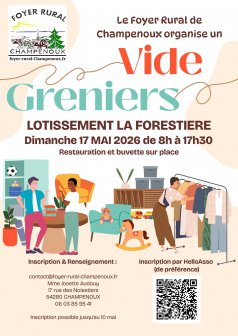 Vide grenier du Foyer Rural