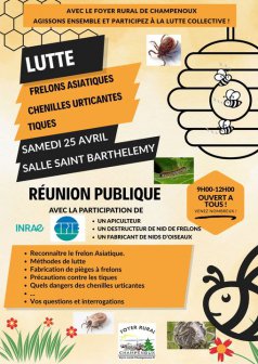 Réunion publique lutte collective