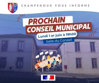Prochain conseil municipal