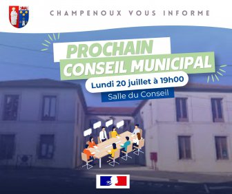Prochain conseil municipal