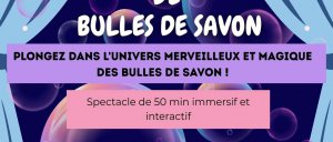 SPECTACLE DE BULLES DE SAVON